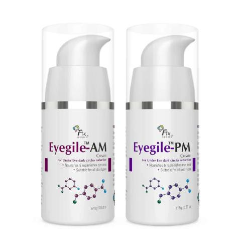 Fixderma Eyegile Am & Pm Cream For Under Eye Dark Circles Reduction