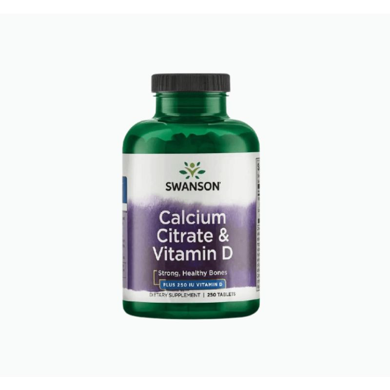 Calcium Citrate & Vitamin D 250 Tablets