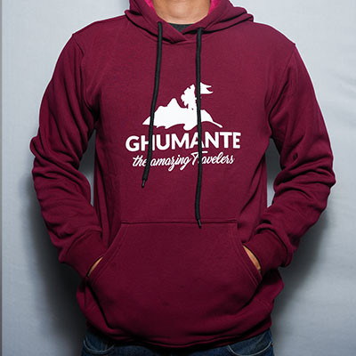 Ghumante Hoodie - Maroon