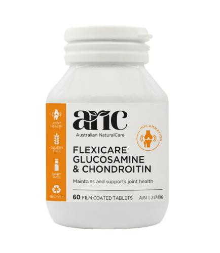 Australian Naturalcare Flexicare Glucosamine And Chondroitin - 60 Tablets