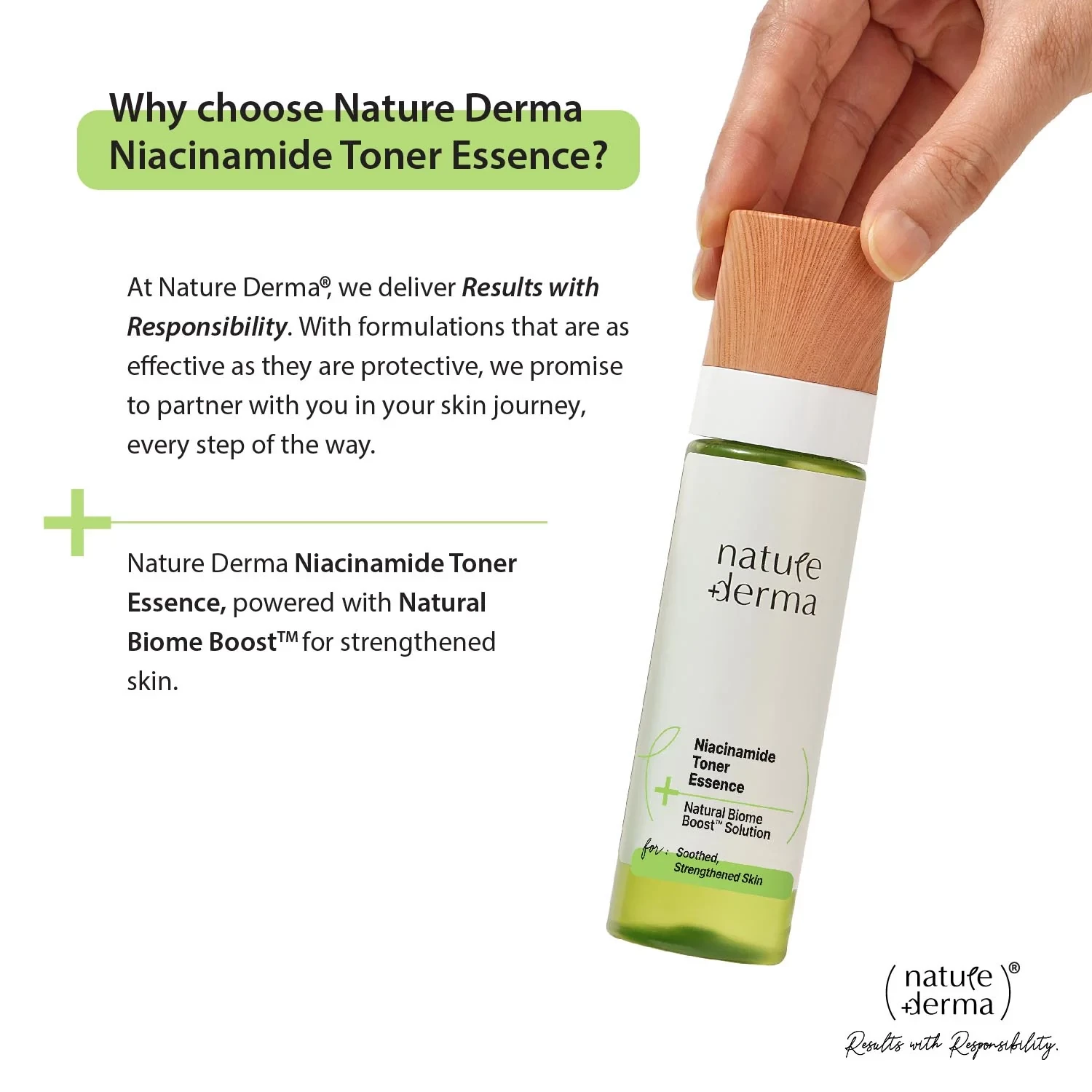 Nature Derma Niacinamide Toner Essence With Natural Biome-Boost™ Solution - 100 Ml