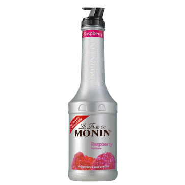 Monin Raspberry Fruit Mix Syrup 1LTRX4