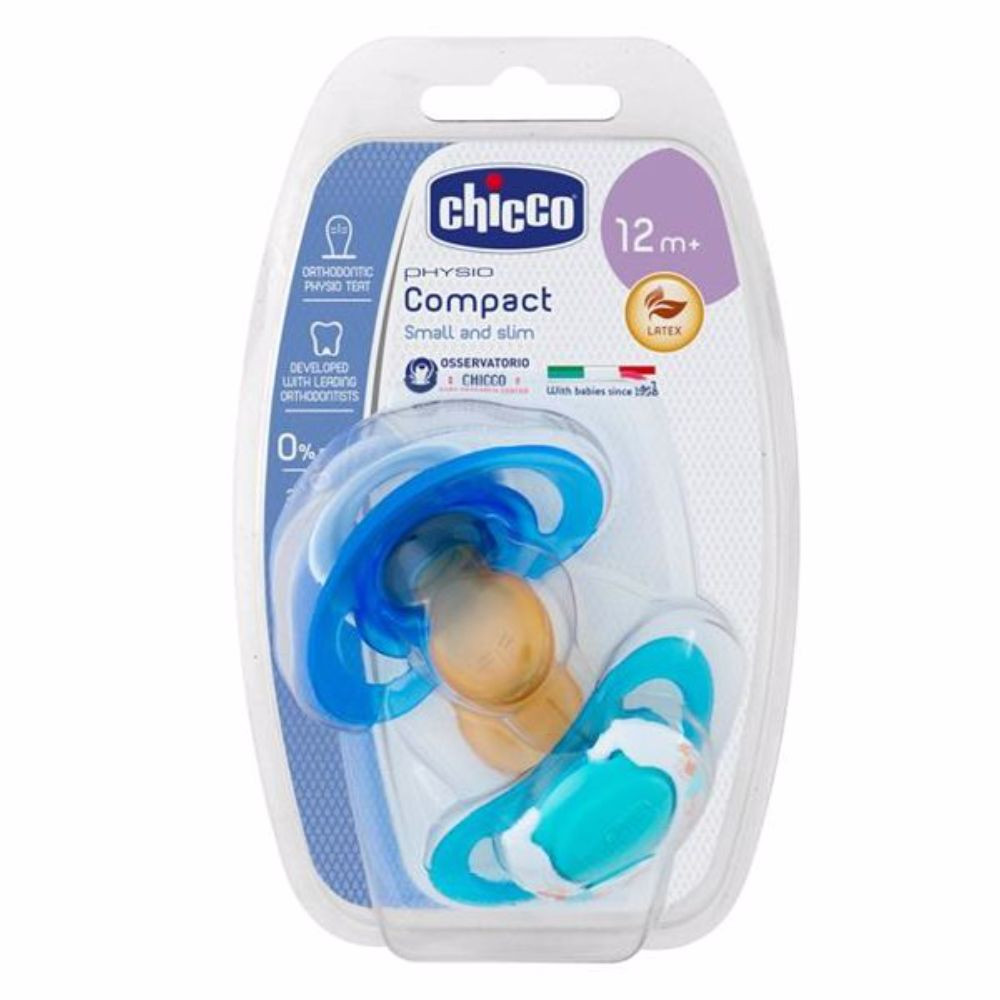 Chicoo SOOTHER COMPACT BLUE LTX6-12/6-16M 2PCB
