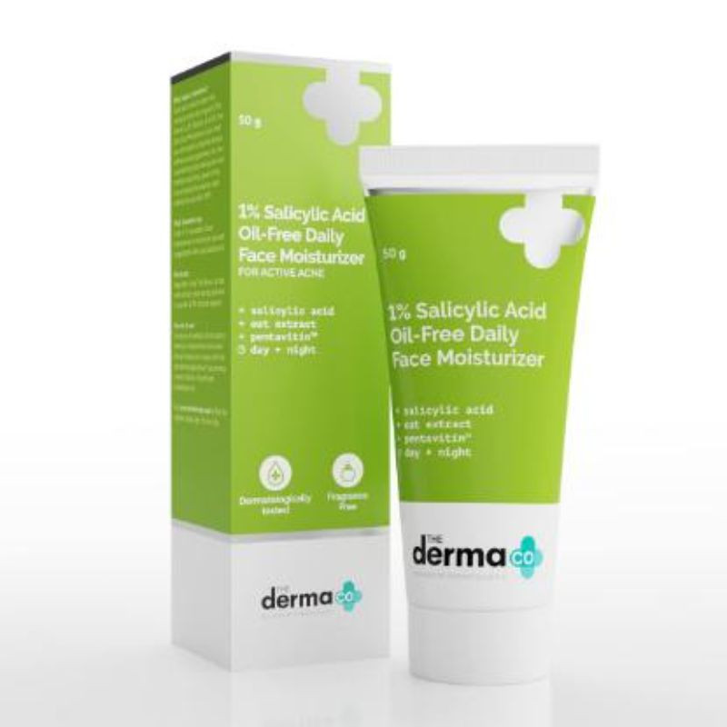 The Derma Co. 1% Salicylic Acid Oil-Free Daily Face Moisturizer 50Gm