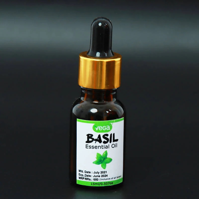 Vega Basil Essential Oil- 15Ml