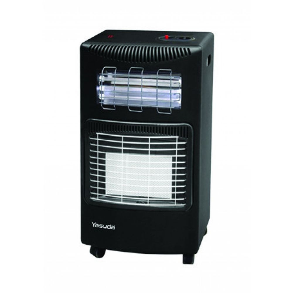 Yasuda Gas Heater with Rods YS-168D (Black)