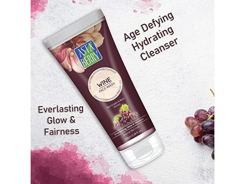 Astaberry Wine  face wash 100 ml
