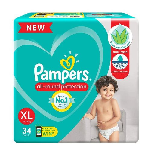 Pampers |Pampers Pants 34s (XL) x 4 INR 699 [82315174]