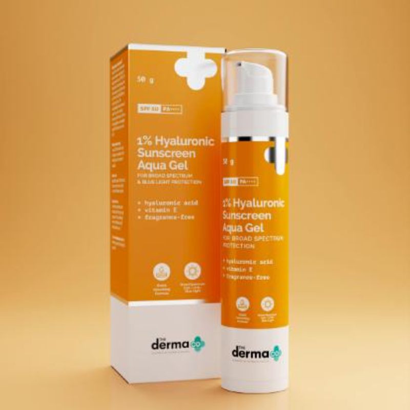 The Derma Co. 1% Hyaluronic Sunscreen Aqua Gel 50Gm