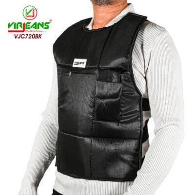 Virjeans Biker Chest Guard Inner Fur | Body Armor Chest Protector Gear (Vjc 720)