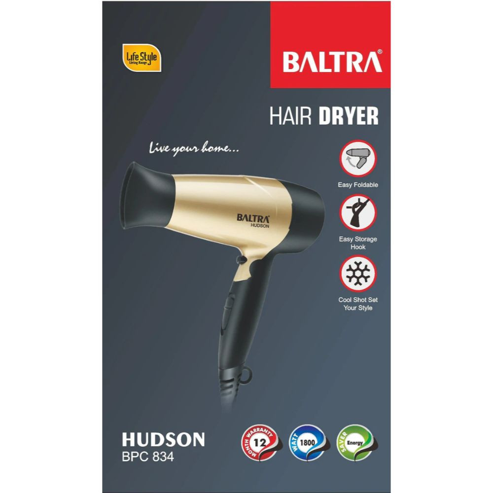 Baltra  Hudson Hair Dryer | BPC 834 |1800W