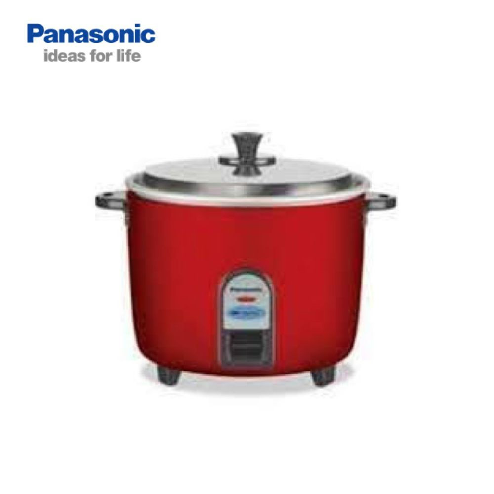 Panasonic 2.2 Litre Rice Cooker Drum with Anodized Aluminium Pan SR-WA 22 (G9) Burgundy