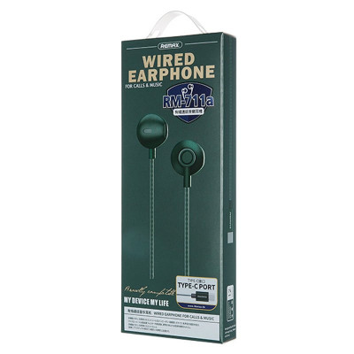 Remax Type-C Wired Earphone Rm-711A
