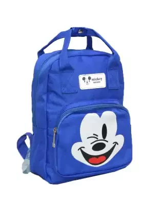 Blue Mickey Mouse Backpack For Boys