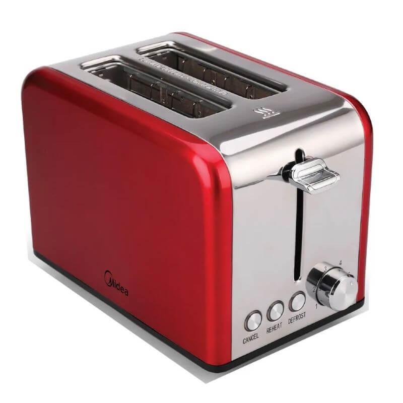 MIDEA 2 Slice Toaster MT-RS2L17W RED