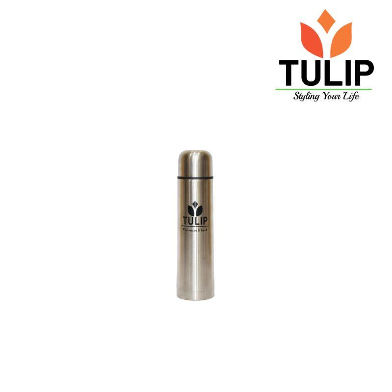 Tulip 750Ml High Grade Stainless Steel Thermal Bottle/Thermos/Insulated Hot Or Cold Bottle Flask And Cover Slimline Vacuum Flask