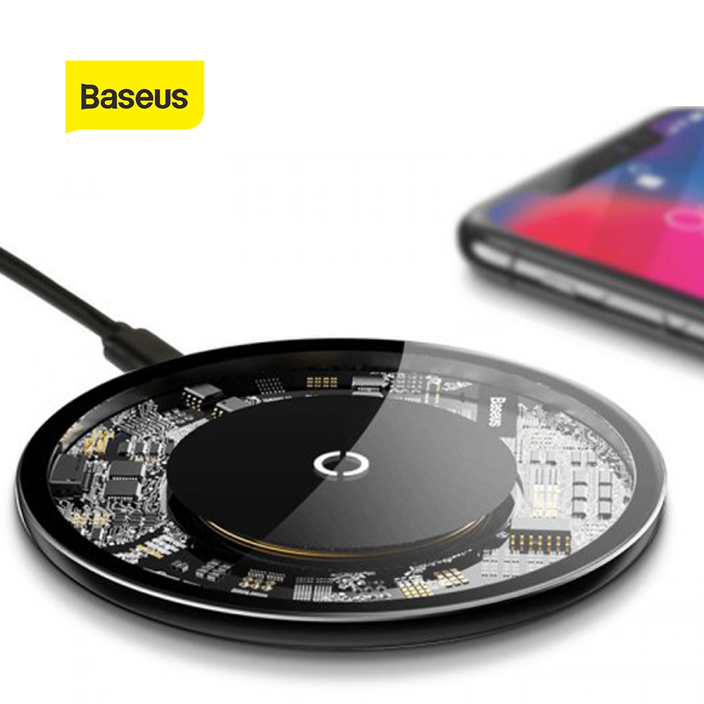 Baseus Simple Magnetic Wireless Charger(Suit For Ip12) Transparent