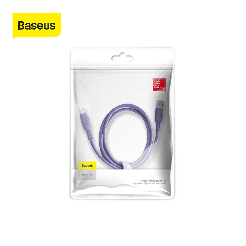 Baseus Colorful 2.4A Fast Charge Usb Data Cable For Iphone