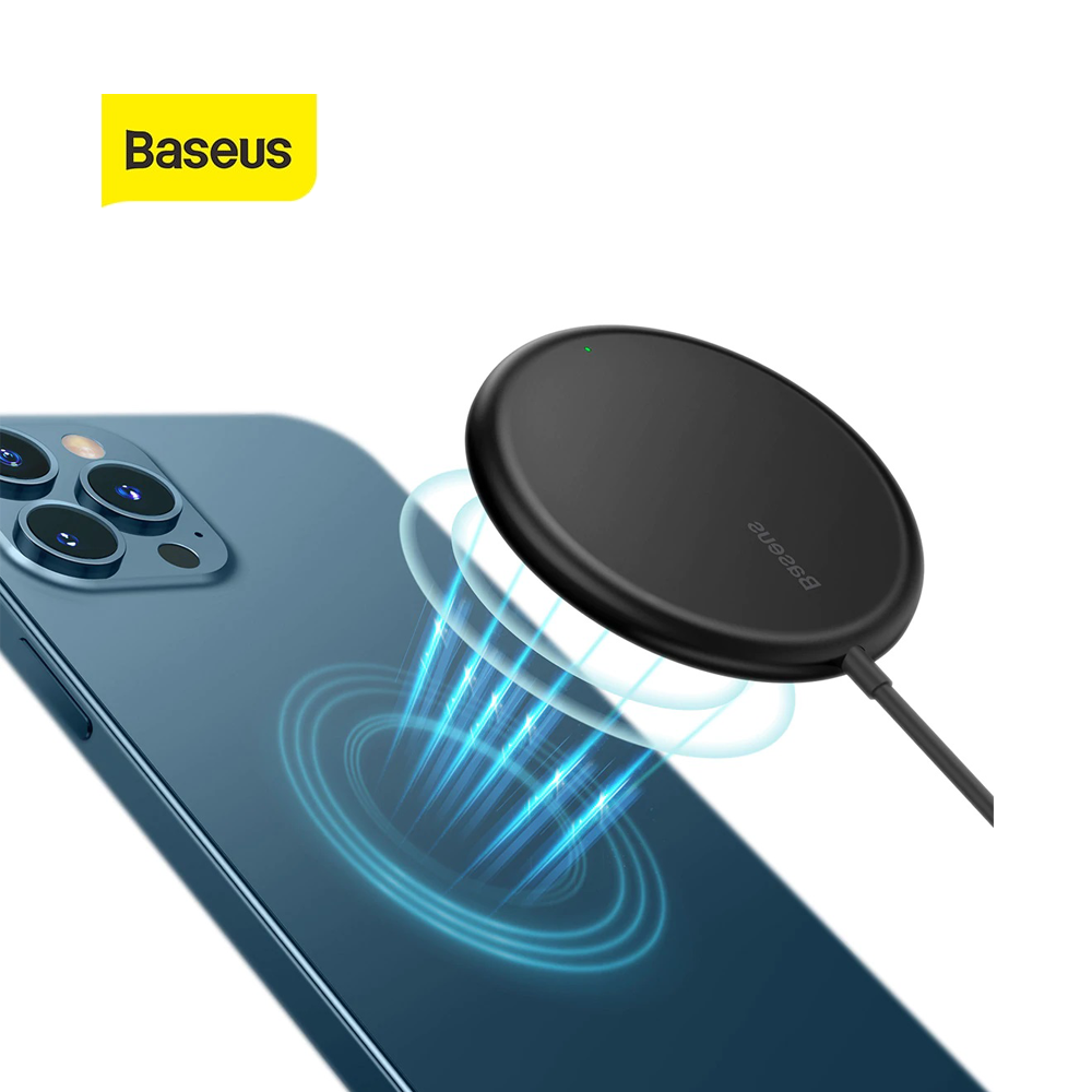 Baseus Simple Magnetic Wireless Charger(Suit For Ip12) Black