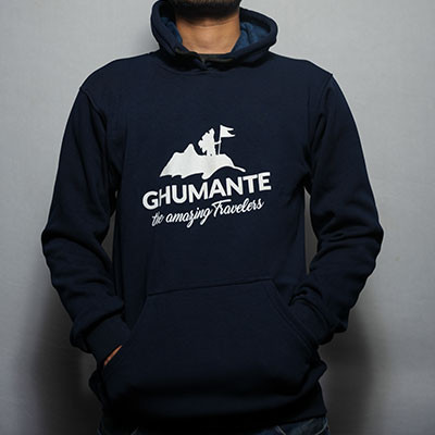 Ghumante Hoodie - Navy Blue