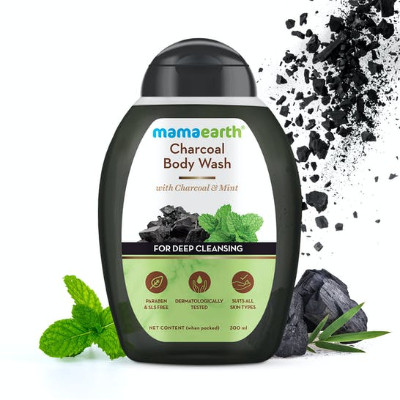 Mamaearth Charcoal Bodywash With Charcoal &Mint