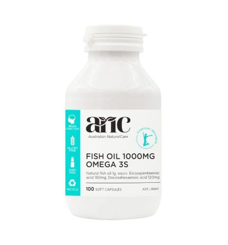 Australian Naturalcare Fish Oil 1000Mg Omega 3S - 100 Capsules