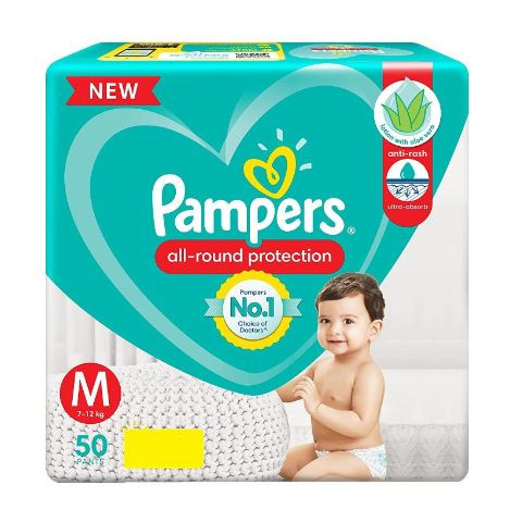 Pampers |Pampers Pants 50s (MD) x 4 INR 699 [82315158]