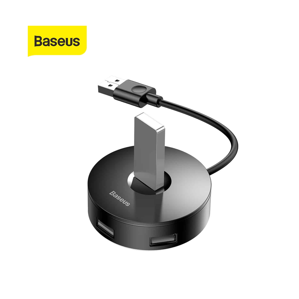 Baseus Round Box Hub Adapter Type C To Usb3.0*1+Usb2.0*3 Converter