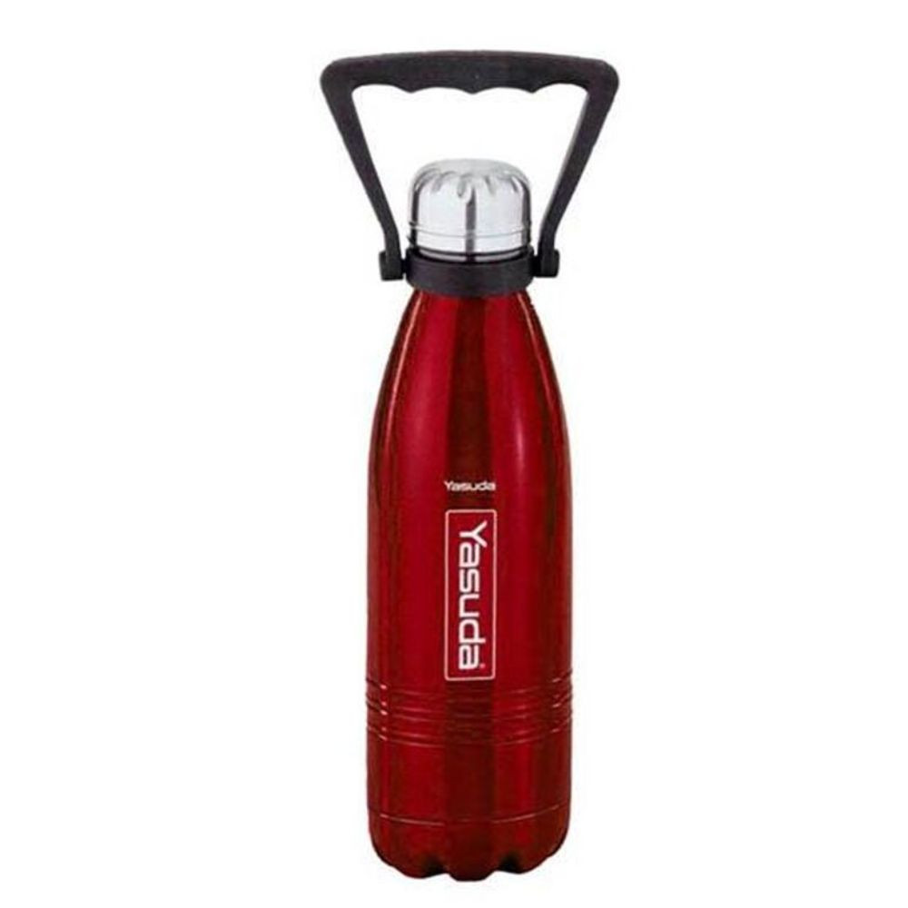 Yasuda 1500 ml Vacuum Bottle, Red Color YS-CB1500 Red