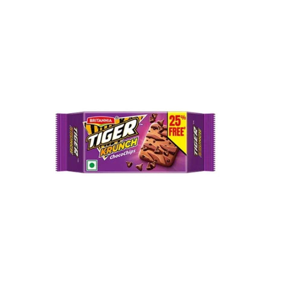 Britannia Tiger Krunch Choco chips - 32+8 gm pack of 6