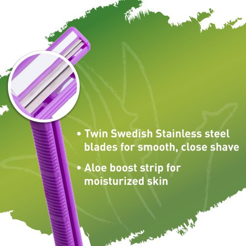 Sirona Disposable Shaving Razor For Women With Aloe Boost - Pack Of 5