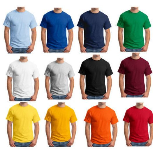 Unisex Combo Set Of 5 Pcs Same Color T-Shirts