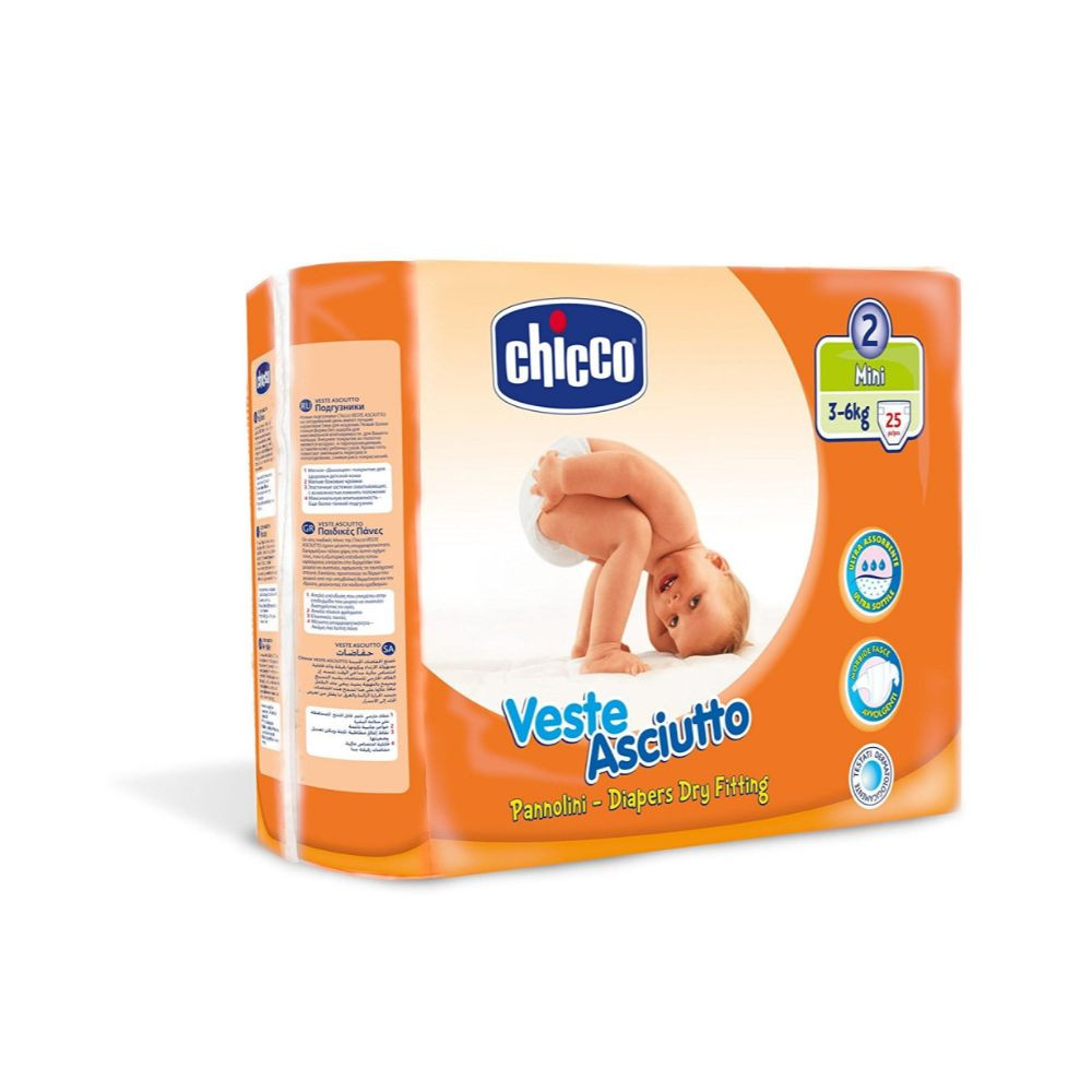 Chicoo DRY DIAPERS CHICCO NAPPIES MINI 25