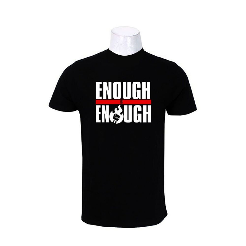 Enough Logo Printed T-Shirt For Men