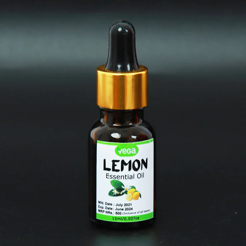 Vegan Lemon Essential Oil- 15Ml