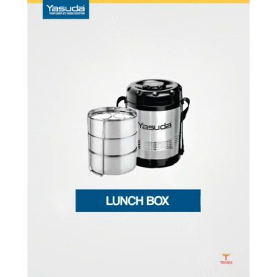 Yasuda Lunch Box 3 Container Stainless Steel Outer Body YS-TB3S RANGER