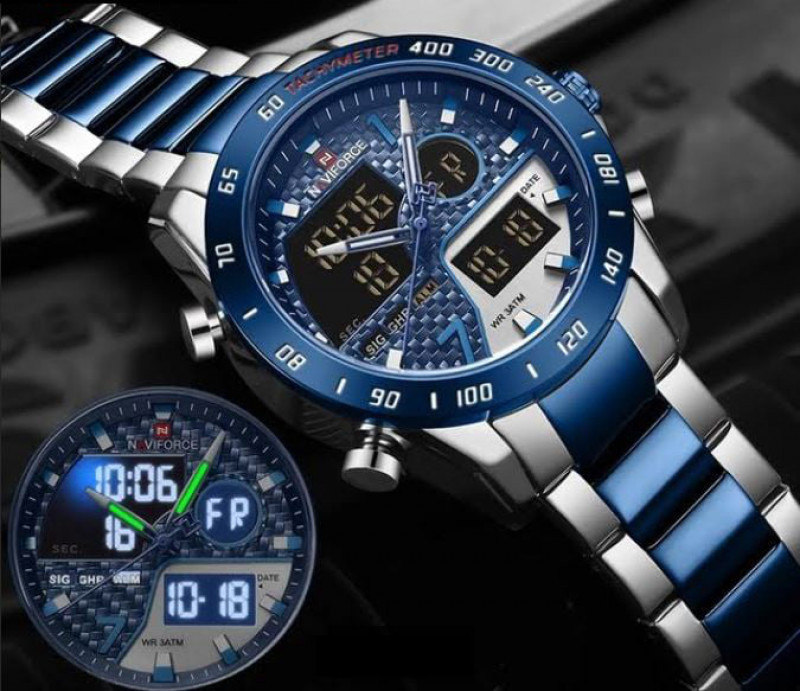NaviForce-9171 steel blue Watch
