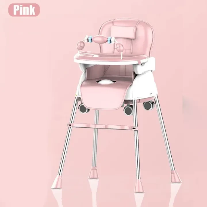 Baby High Chair With Tray: Feeding Booster Seat