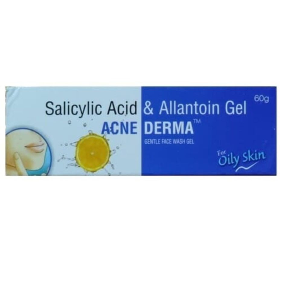 Acne Derma Gentle Face Wash Gel- 60 Gm