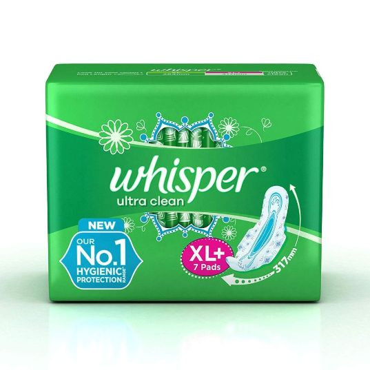 Whisper | Whisper Ultra Clean XL+ 7's x 60 INR 80 [82298900]