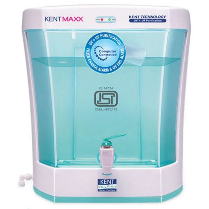 Kent Water Purifier 7.0 Ltr KENT MAXX UV+UF WATER PURIFIER