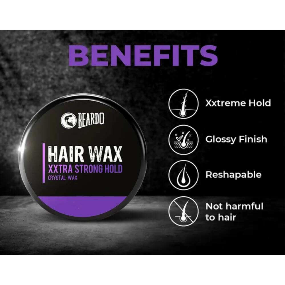 Beardo XXtra Stronghold Hair Styling Wax - 50g