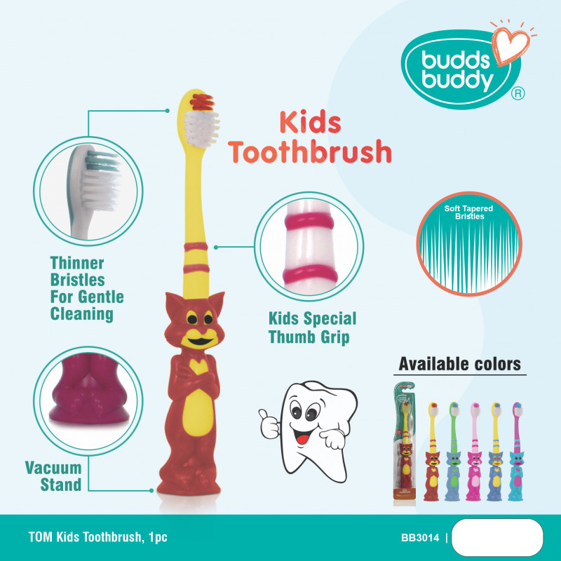 BuddsBuddy Tom Kids Tooth brush (1pc)