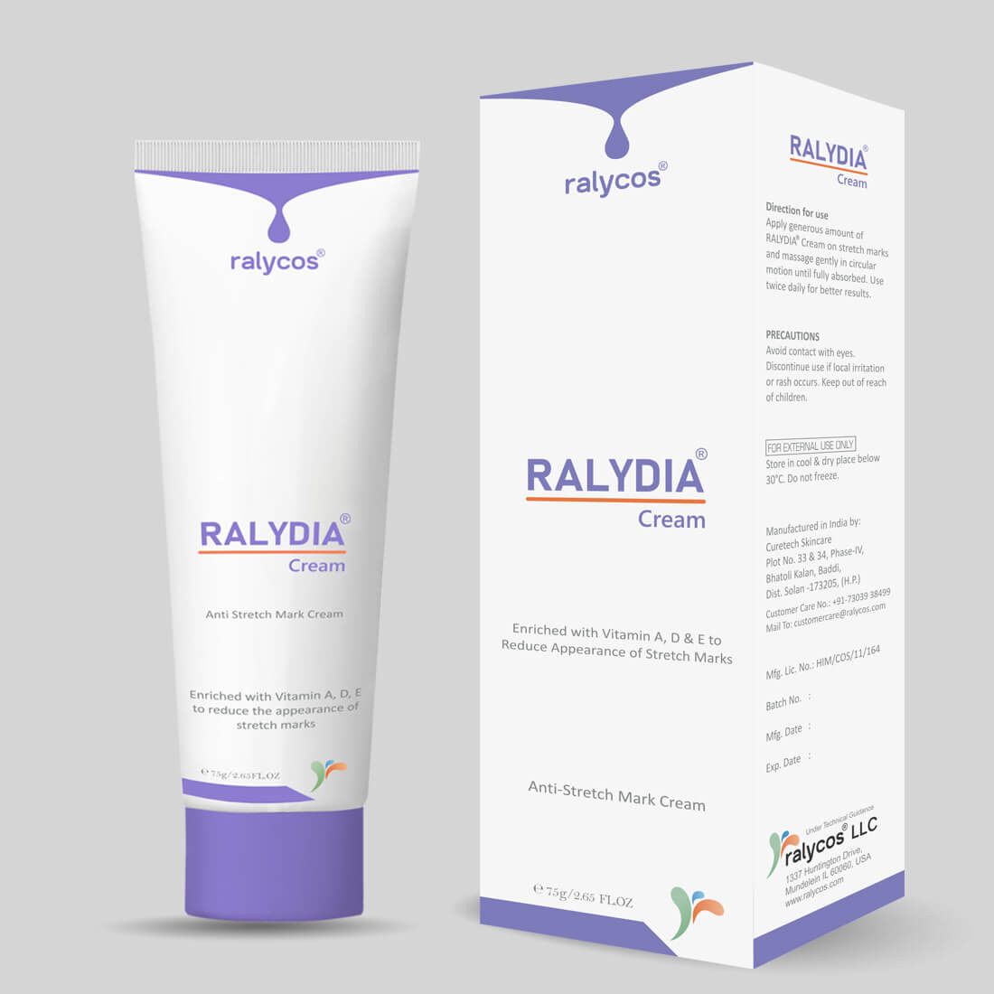 Ralycos Ralydia Cream 75Gm