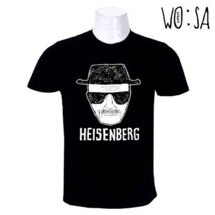 Black Heisenberg - Breaking Bad Printed T-Shirt For Men