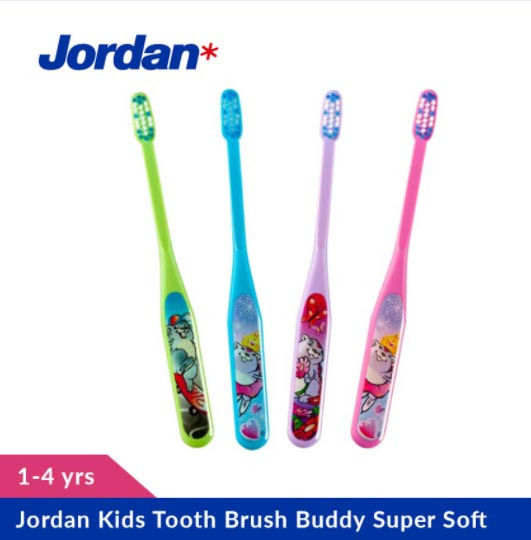 Jordan Kids Tooth Brush Buddy Super Soft, (1- 4 Yrs )