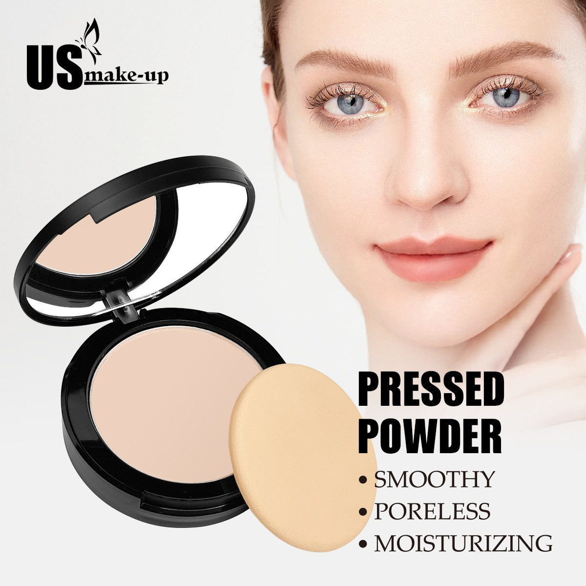 Us Makeup Pressed Powder 10Gm