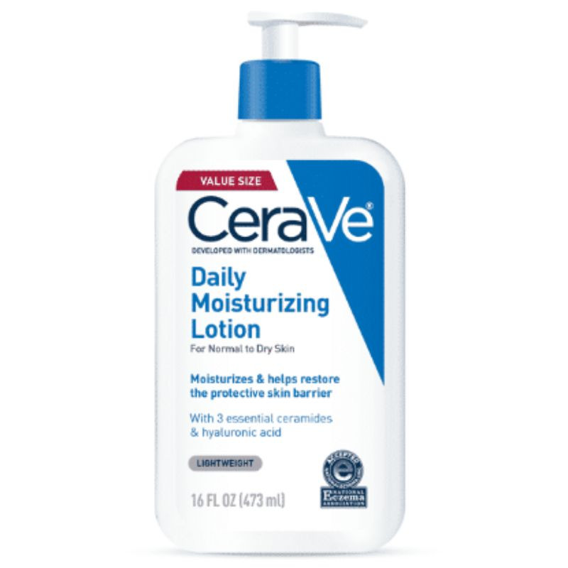 Cerave Daily Moisturizing Lotion For Dry Skin | Body Lotion & Facial Moisturizer With Hyaluronic Acid And Ceramides 473Ml