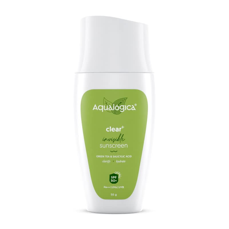 Aqualogica Clear+ Invisible Sunscreen Spf 50 Pa+++ 50Gm