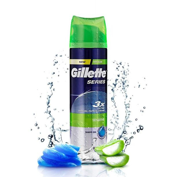 Gillette | Series Moisturizing Shaving Gel 195 gm x 6 [82284891]